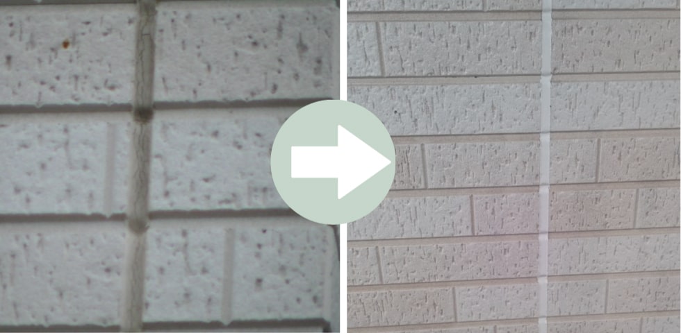 宮城県石巻市I様邸シーリング打ち替え（ビフォーアフター写真）